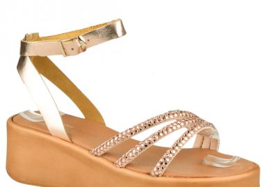 Πέδιλα γυναικεία | Πλατφόρμες | Υφαντίδης | 123292 | Μπρονζέ - Υφαντίδης - 